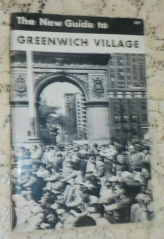 The Guide To Greenwich Village Ny 1959 William Barrett Campbell Corinth Book