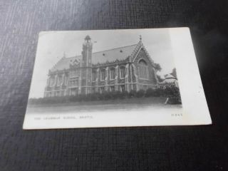 The Grammar School,  Bristol,  Vintage Postcard