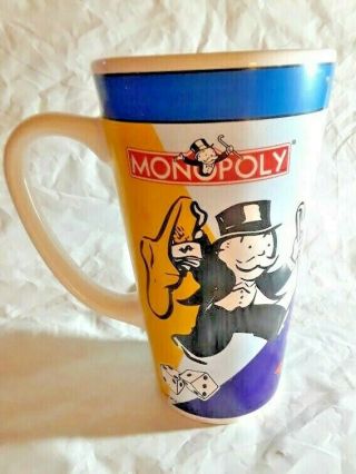 Monopoly Hasbro 1999 Vintage 6 " Coffee Drinking Mug Cup Collectible