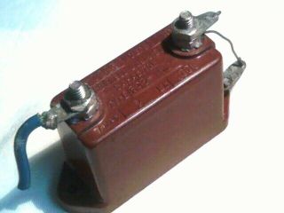 Vintage Cde Mica Capacitor 0.  0005 Mfd 3000 Vdc Ham Radio