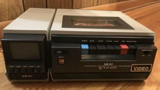 Vintage Akai Vt - 300 Tape Videorecorder,
