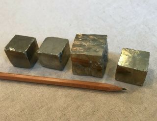 Vintage pyrite cubes 2