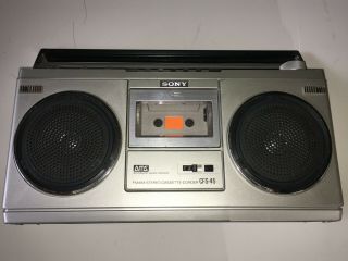 Vintage Sony Cfs - 45 Boom Box Am Fm Sw Cassette Deck