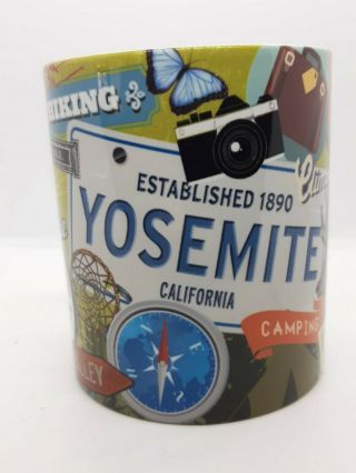 Yosemite National Park California Coffee Mug Travel Souvenir Half Dome Falls