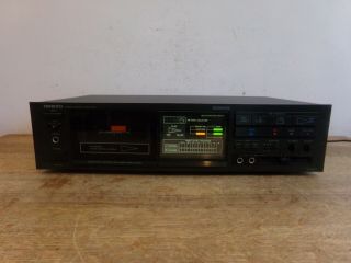 Vintage 1985 Onkyo Ta - 2027 Single Cassette Tape Deck W/dolby B,  C Nr Stereo