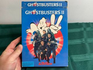 Vintage Ghostbusters 2 Ii Pc Box Game Activision Ibm Tandy Floppy Disk 1989