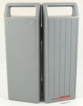 Vintage Nintendo Game Boy Gameboy Hard Plastic Carry Case Gray Grey