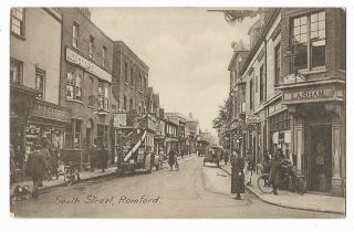 Essex Romford South Street Vintage Postcard 18.  9