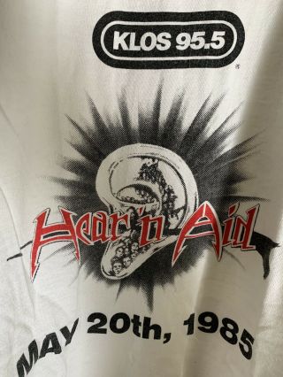 Ronnie Dio Dokken Hear ‘n Aid Vintage Cut Off T Shirt