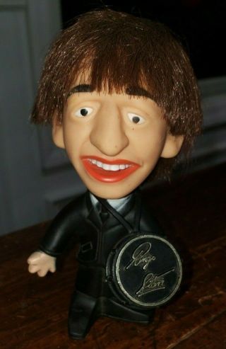Vintage 1964 Ringo Starr Hard Body Doll,  With Guitar