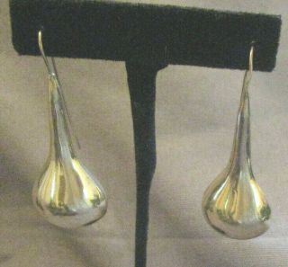 925 Silver (sterling) Earrings Vintage By Tc - 85 Mexico
