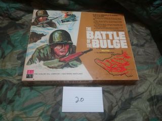 Vintage Avalon War Game Battle Of The Bulge World War 2 Punched