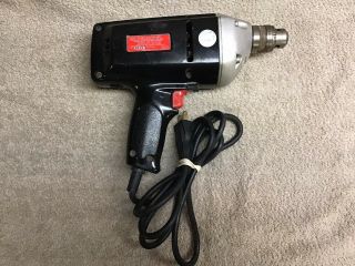 Vintage Craftsman Sears 3/8” Reversable Corded Electric Drill Model 31511480 2