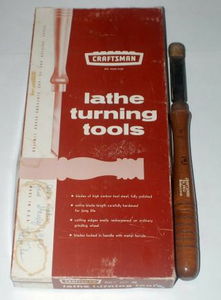 Set Of 6 Vintage Craftsman Lathe Turning Tools - No.  9 - 2855