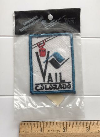 Nip Vail Colorado Ski Resort Area Gondola Lift Skiing Souvenir Embroidered Patch