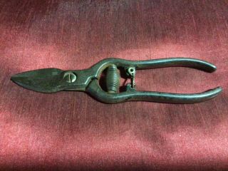 Vintage Wiss C1 Pruning Citrus Clippers All Steel Spring And Latch Usa