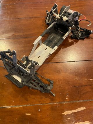 Vintage Rc Kyosho Ultima Chassis Gearbox Motor Suspension Parts