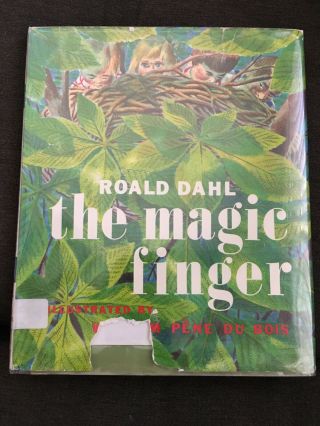 Vintage 1966 The Magic Finger By Roald Dahl - Illustrated Wm.  Pine Dubois Exlib