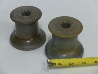 Vintage Set Of 2 Lewmar 5 Winches - - Marine Sailboats