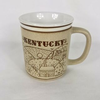 Vintage My Old Kentucky Home Souvenir Coffee Cup Mug