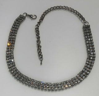 Vintage Czech Republic Necklace With Crystals