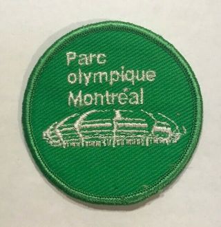 Vintage Parc Olympique Montreal Souvenir Embroidered Patch Badge 2/2