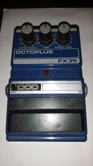 Vintage Dod Fx35 Octoplus Octave Effects Pedal
