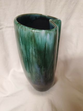 Vintage Blue Mountain Pottery Bmp Blue And Black Vase
