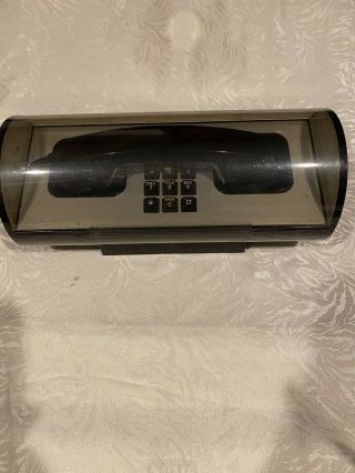 Vintage Rotary Desk Phone In A Case Roll Back Cover