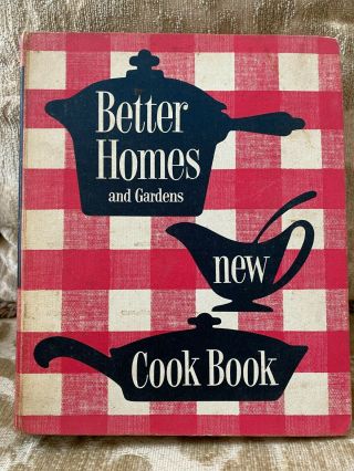 Vintage Better Homes And Gardens Cookbook 1953; 1st Edition,  9th Printing