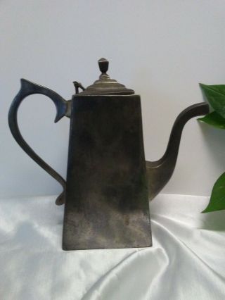 Vintage Silver Plate Tea/coffee Pot Made In India