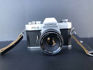 Vintage Yashica Fx - 2 35mm Slr Film Camera Dsb 50mm 1:1.  9 B19