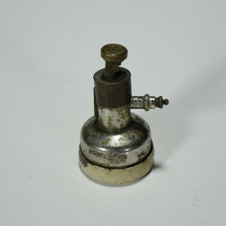 Vintage Lighter Side Push Button Petrol Pocket Rare Shape