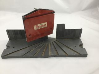 Vintage Stanley Handyman H - 114a Miter Box Made In Usa