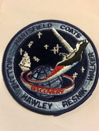 Shuttle Discovery Patch Sts - 41 - D 1984 Hartsfield Coats Mullane Hawley Vintage