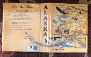 Alaska Photo Album Holds 200 4x6 Photos - Map & Facts Of Alaska