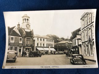 Ampthill Town Nr Bedford The Square Vintage Cars White Hart Pub Shop Front Wills