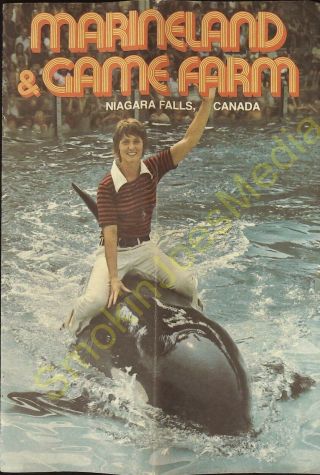 Vintage Travel Brochure Marineland & Game Farm Niagara Falls Canada
