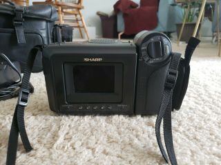 Vintage SHARP 8 Viewcam VL - E37 Black 8mm LCD Camcorder 3