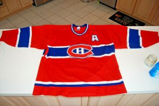 Vintage Montreal Canadiens Red 8 Recchi Ccm Men’s Size 48 Nhl Hockey Jersey