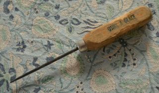 Vintage Ice Pick Wooden Handle Larco Freres Usine A Glace