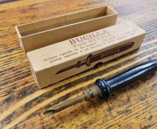 Vintage Tools Bucilla Rug & Punch Needle 7113 and Handle w/ Box NEW/NOS ☆USA 2