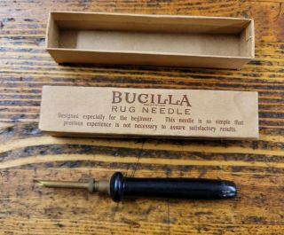 Vintage Tools Bucilla Rug & Punch Needle 7113 and Handle w/ Box NEW/NOS ☆USA 3