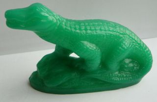 Vintage Texas Zoo San Antonio Alligator Crocodile Souvenir Figure Mold A Rama