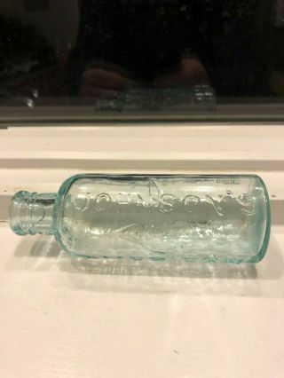 Vintage Aqua Liniment Bottle - 1890s - Check It Out
