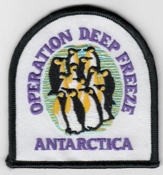 U.  S.  A.  Operation Deep Freeze,  Antarctica Embroidered Shoulder Patch.