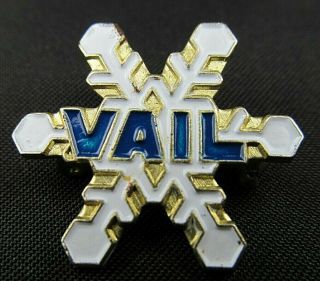 Vail Ski Resort Souvenir Pin Vail Colorado