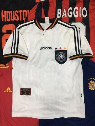 Germany National Team 1996 1998 Home Football Shirt Jersey Vintage Sz M