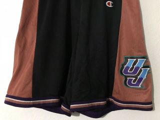 Champion Vintage Utah Jazz Basketball Shorts Made In USA Sz M 32 - 34 3