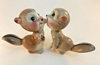 Vintage Anthropomorphic Squirrels Chipmunks Salt And Pepper Shakers 30546 Fw 28